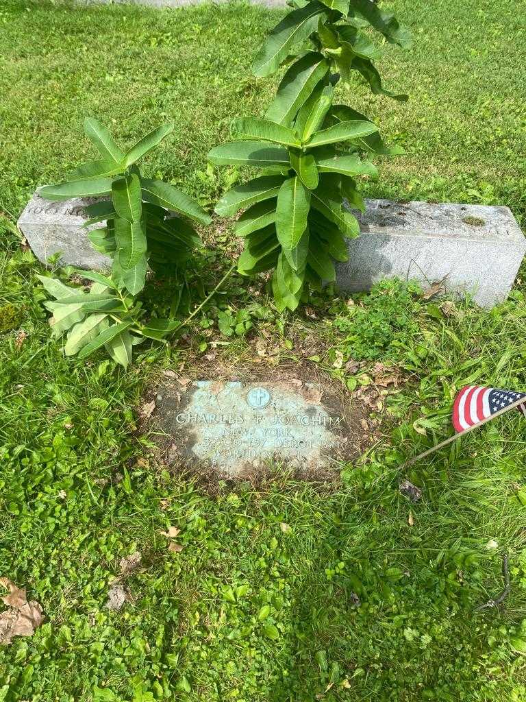 Charles F. Joachim's grave. Photo 2