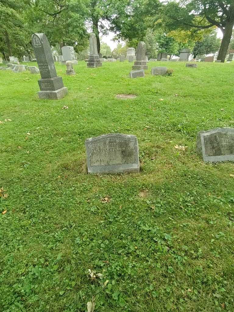 Carl Schneider's grave. Photo 1