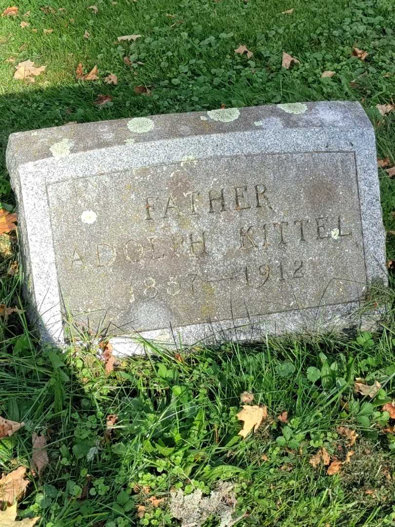 Adolph Kittel's grave. Photo 3