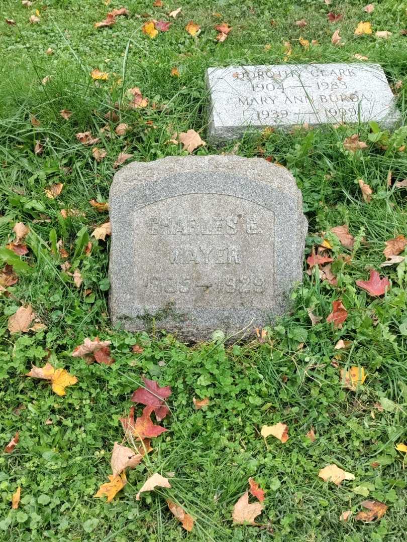 Charles G. Mayer's grave. Photo 2