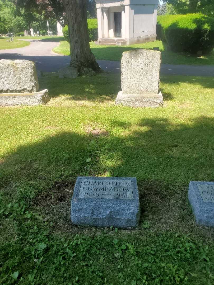Charlotte V. Cowmeadow Dungey's grave. Photo 2