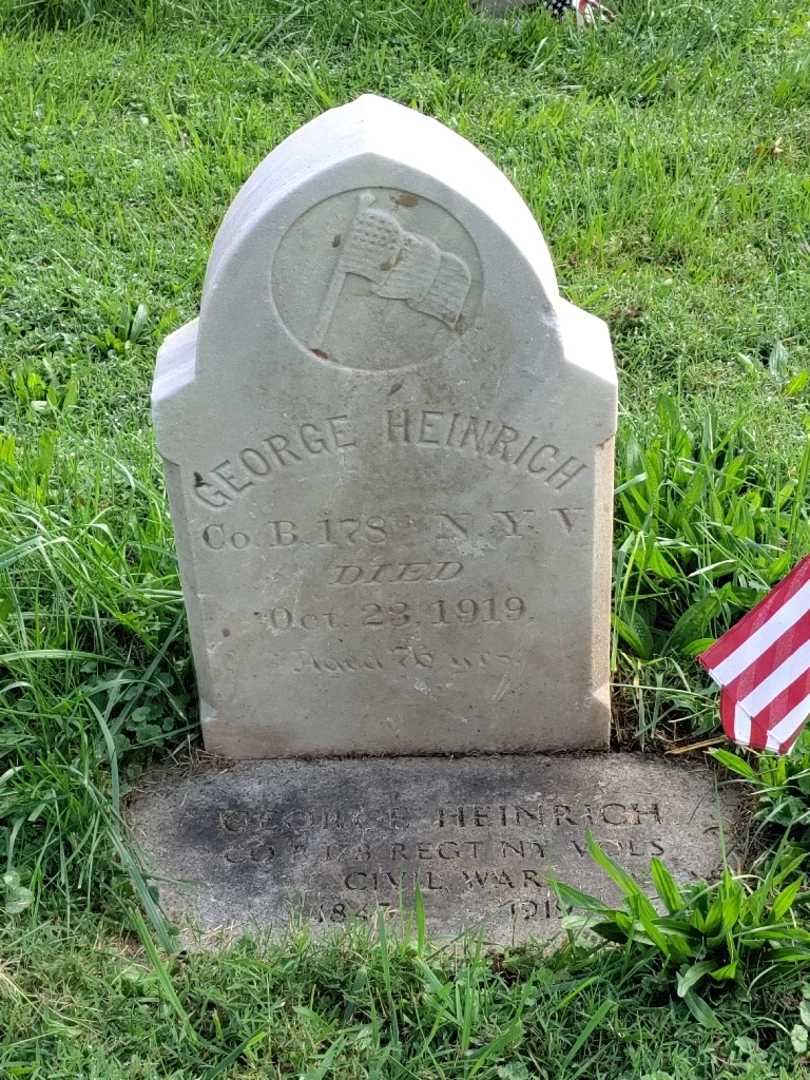 George Heinrich's grave. Photo 3