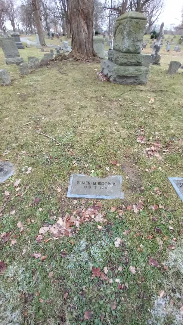 Elmer M. Cooper's grave. Photo 2