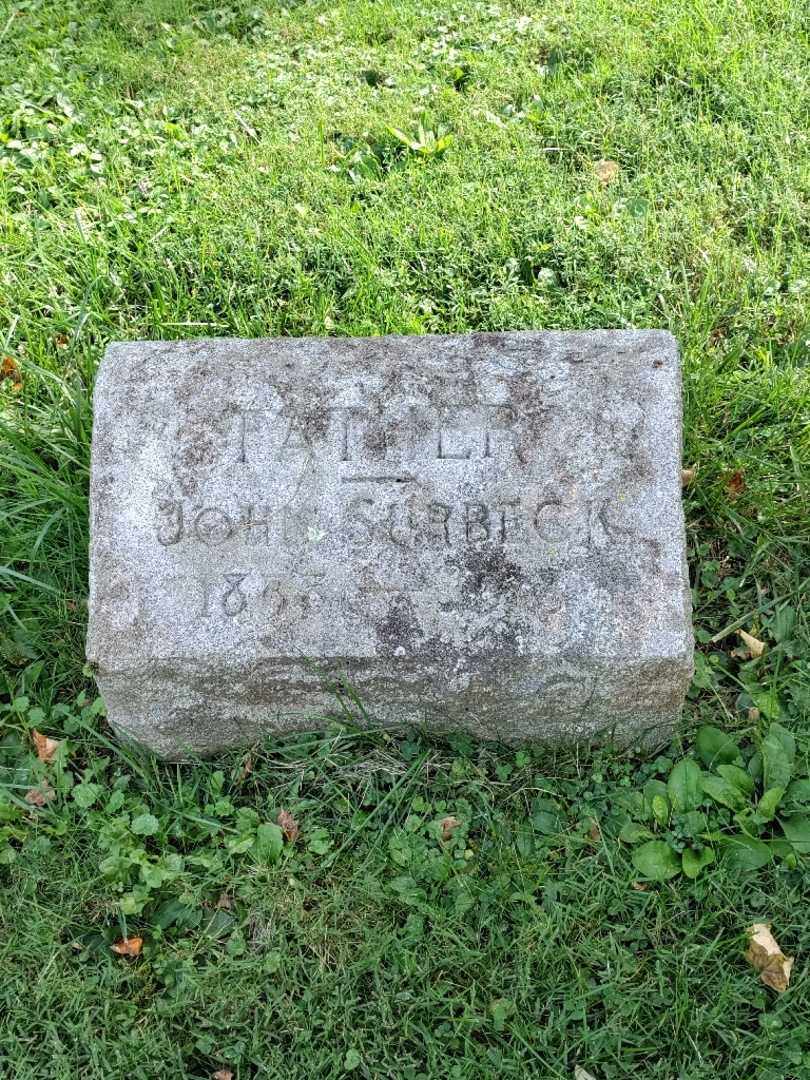 John Surbeck's grave. Photo 3
