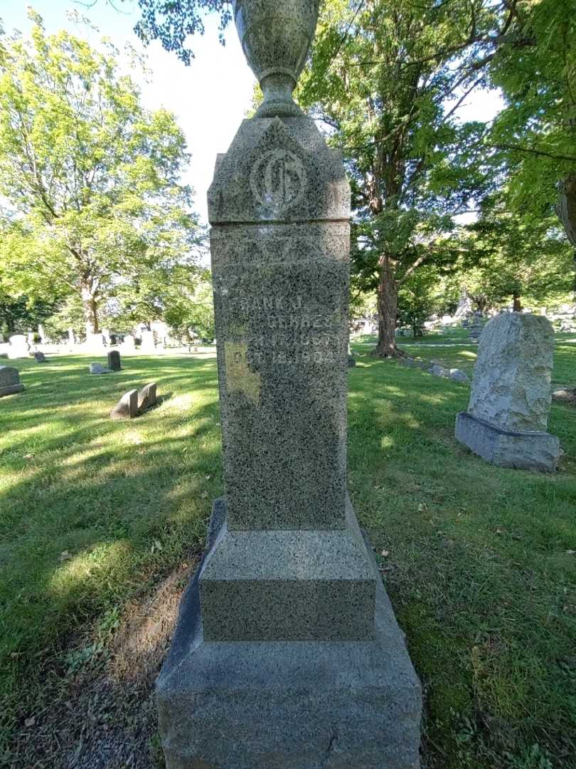 Frank J. Gehres's grave. Photo 1