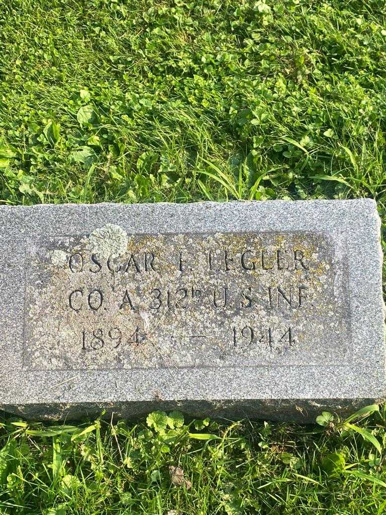 Oscar F. Legler's grave. Photo 3