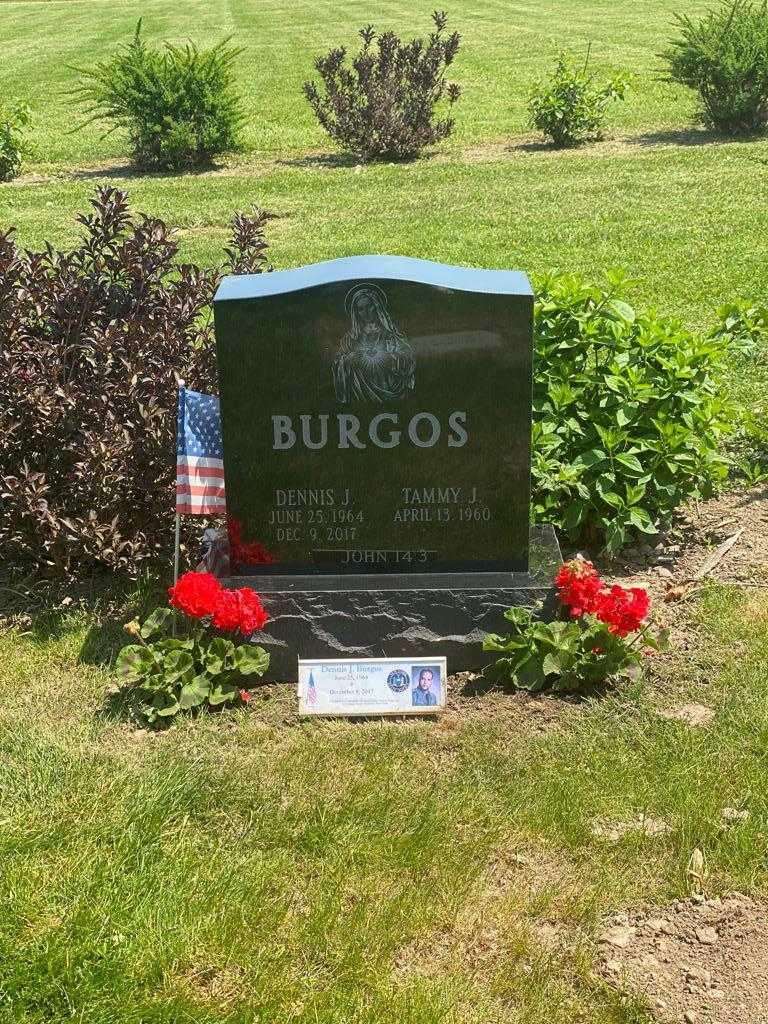 Dennis J. Burgos's grave. Photo 1