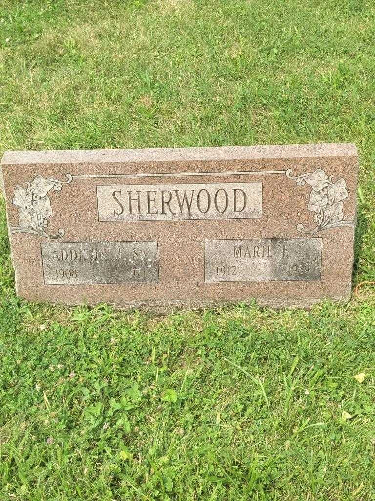 Marie E. Sherwood's grave. Photo 3