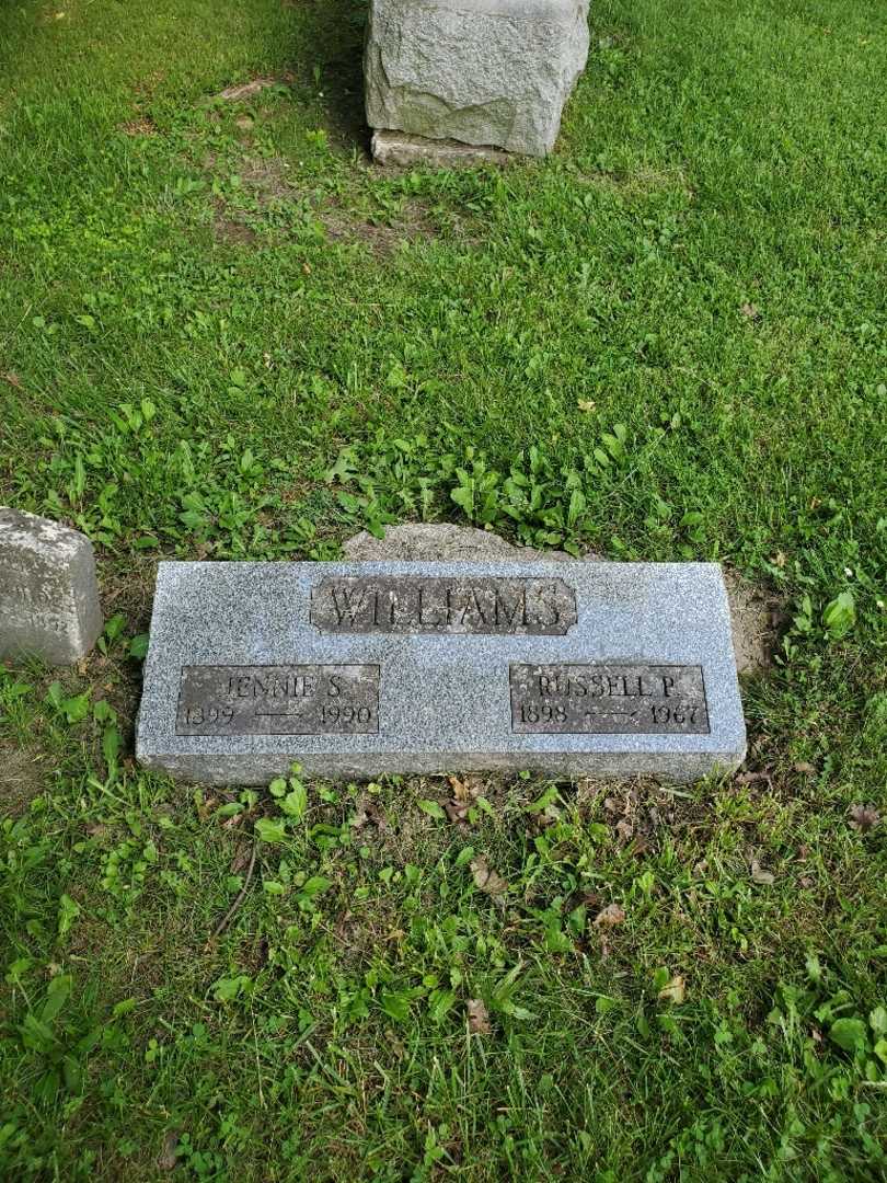 Jennie S. Williams's grave. Photo 3