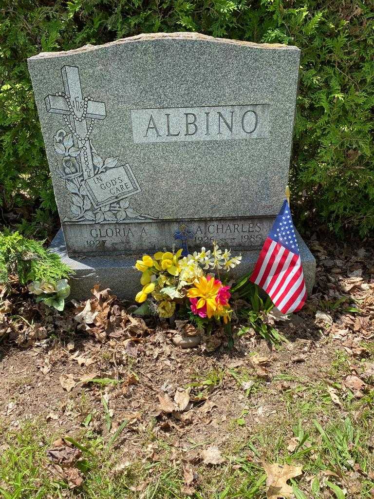 Charles A. Albino's grave. Photo 2