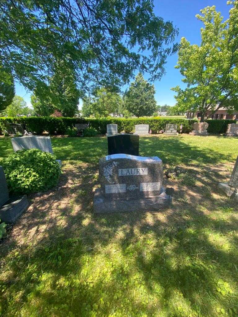 John A. Laury Junior's grave. Photo 1
