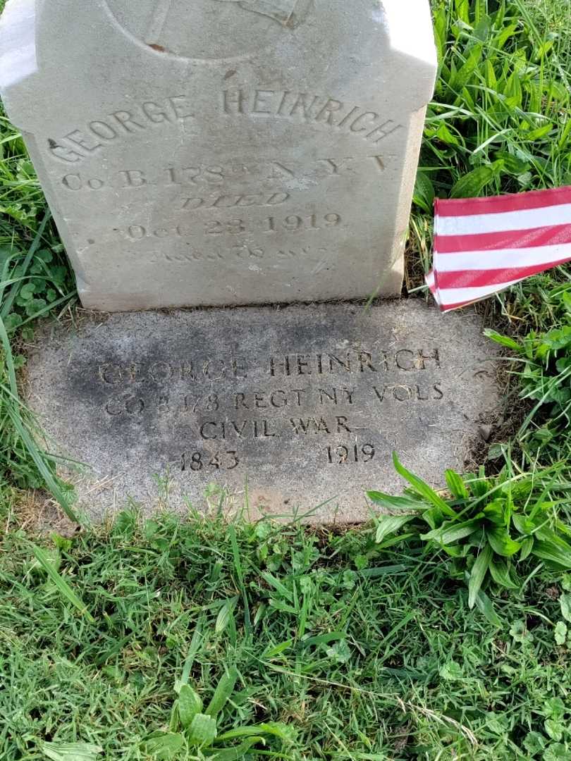 George Heinrich's grave. Photo 4