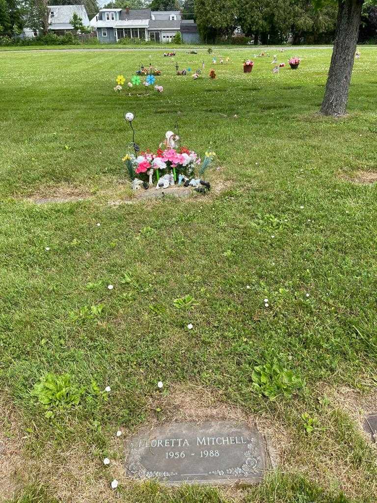 Floretta Mitchel's grave. Photo 2