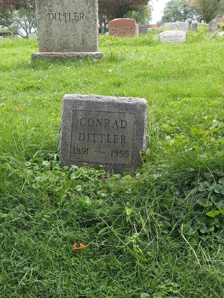 Conrad Dittler's grave. Photo 2