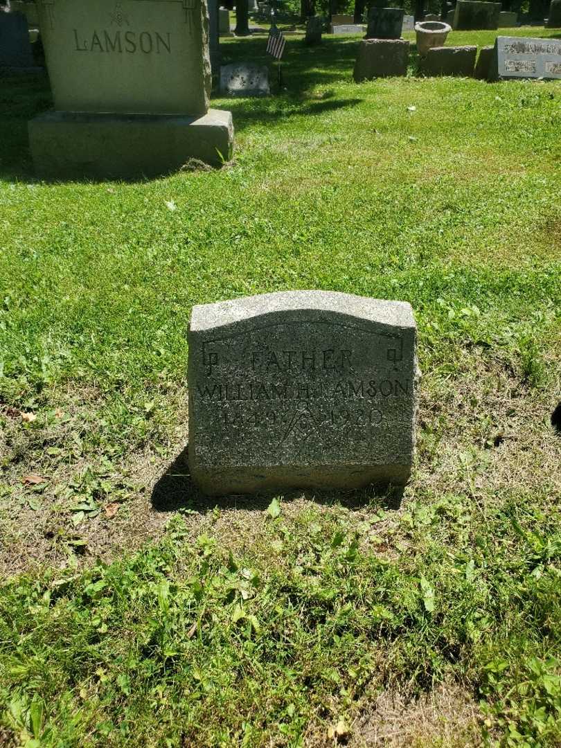 William H. Lamson's grave. Photo 2