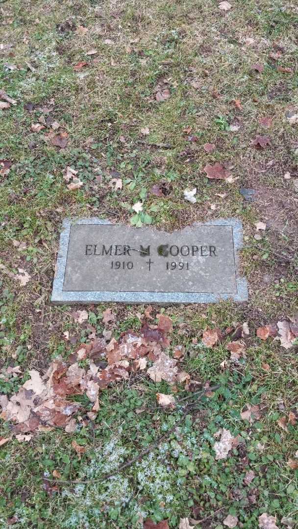 Elmer M. Cooper's grave. Photo 3