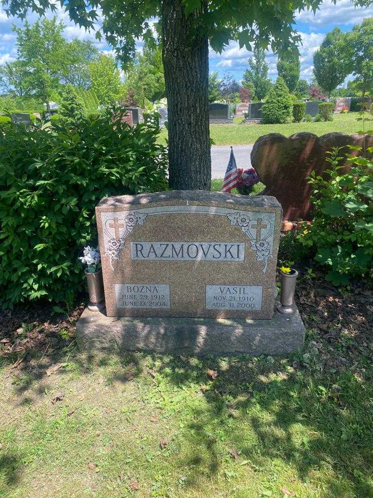 Vasil Razmovski's grave. Photo 2