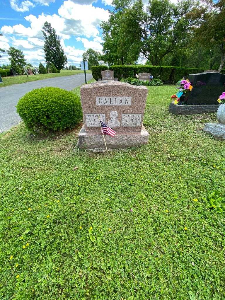 Bradley T. Callan Calhoun's grave. Photo 1