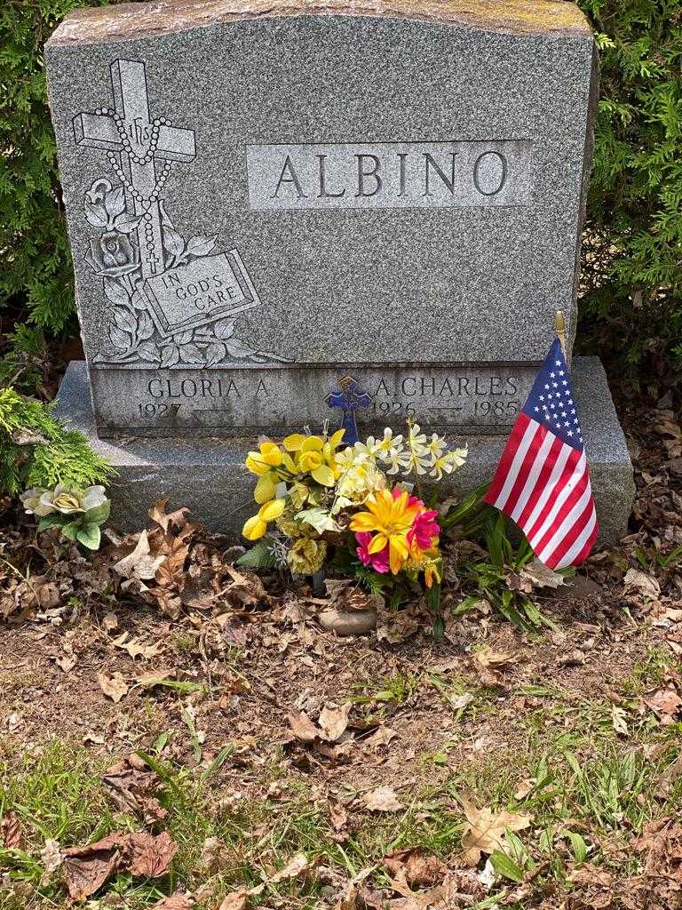 Charles A. Albino's grave. Photo 3