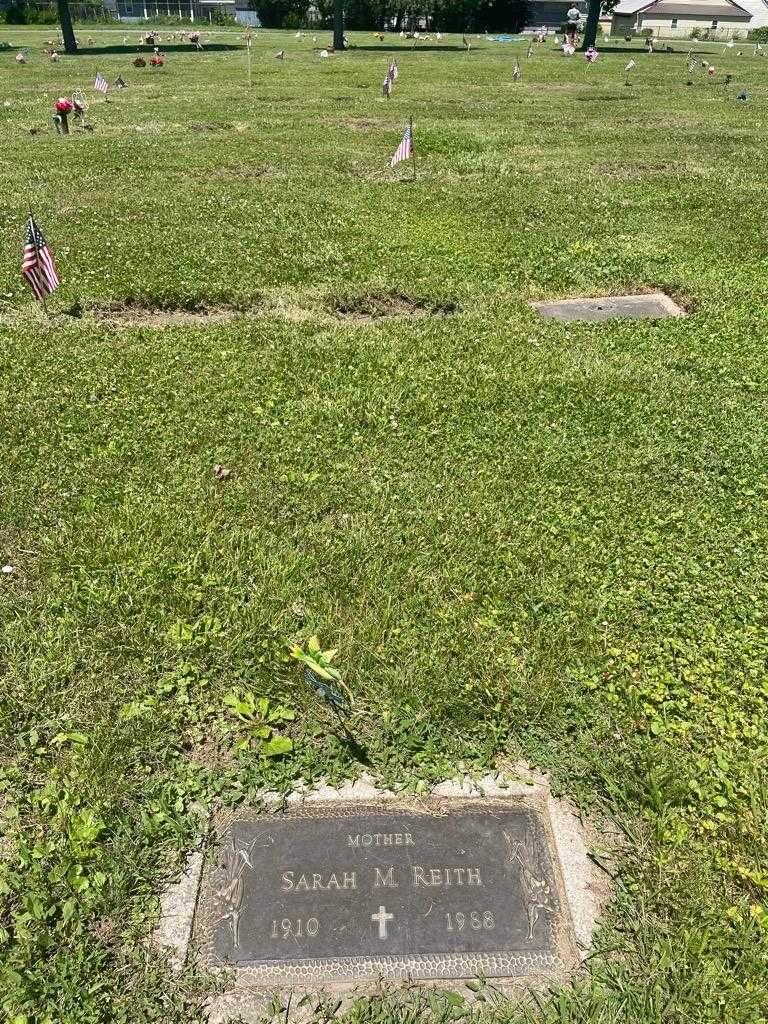 Sarah M. Reith's grave. Photo 1