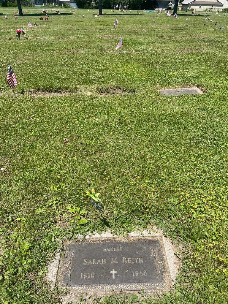 Sarah M. Reith's grave. Photo 2