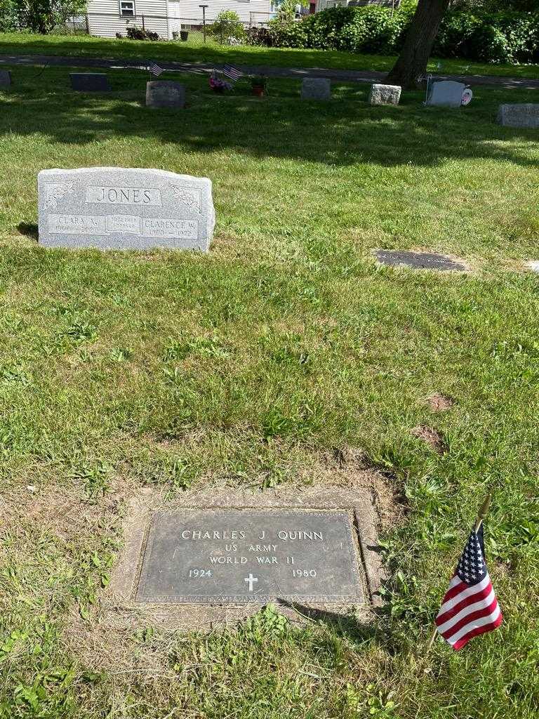 Charles J. Quinn's grave. Photo 2