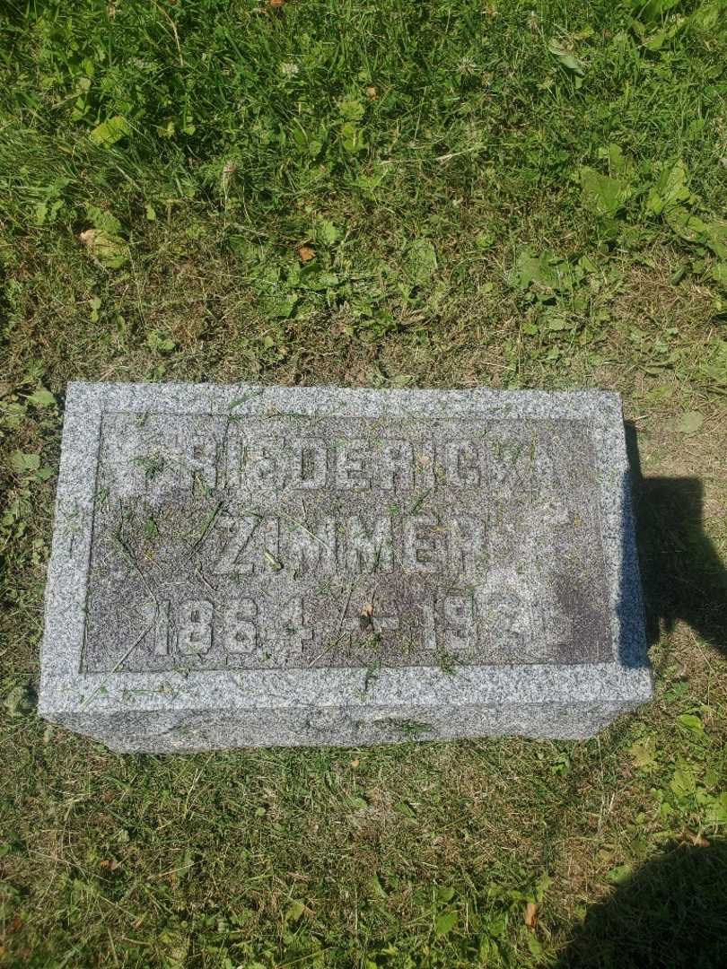 Friedericka Zimmer's grave. Photo 3