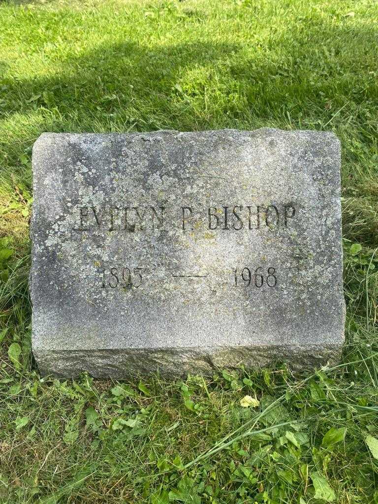 Evelyn P. Bishop's grave. Photo 3