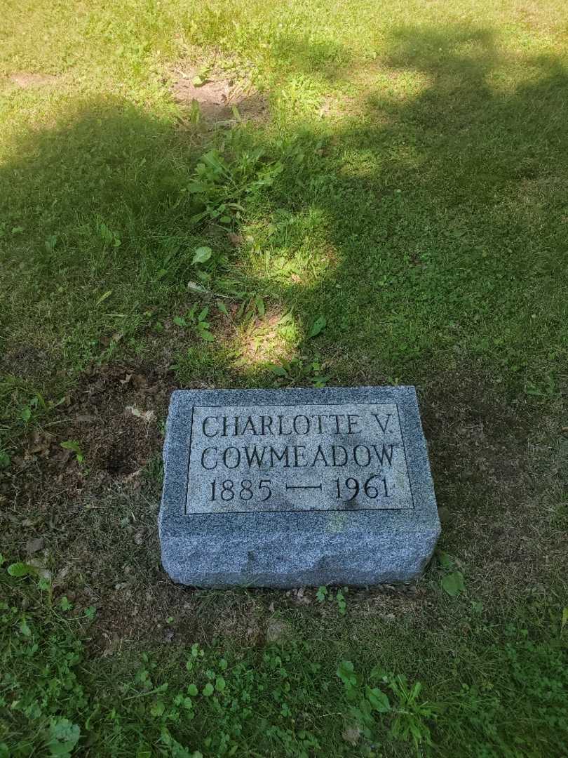 Charlotte V. Cowmeadow Dungey's grave. Photo 3