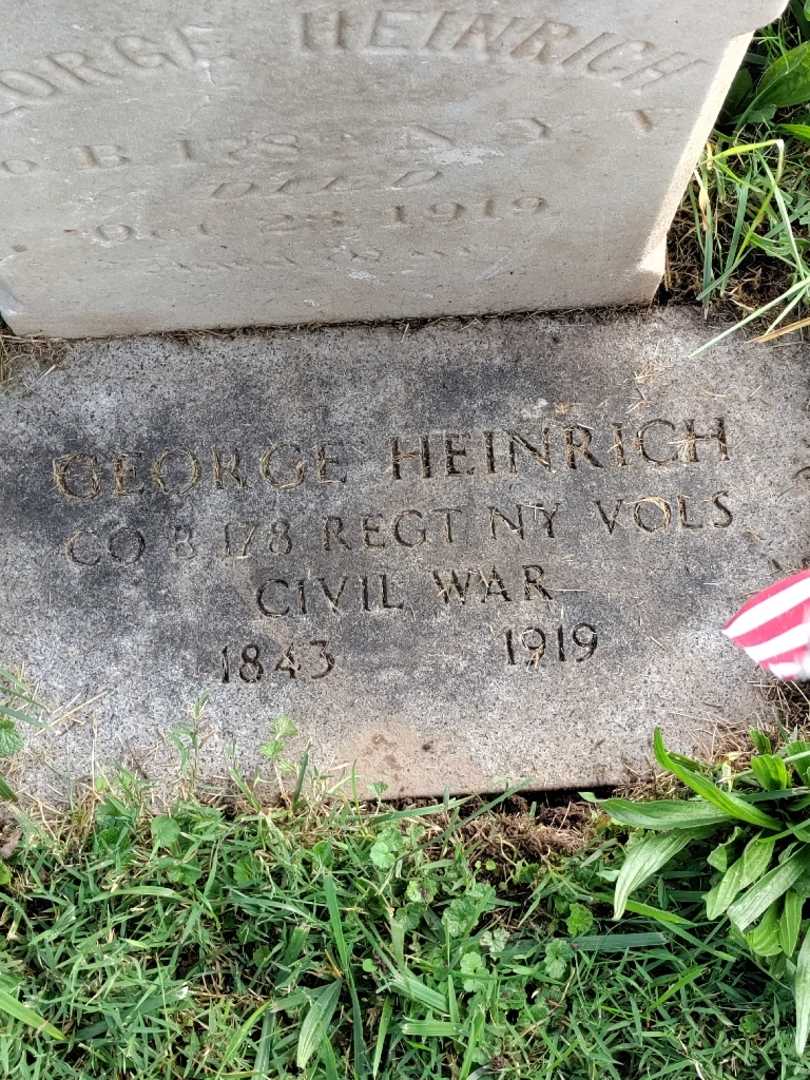 George Heinrich's grave. Photo 5