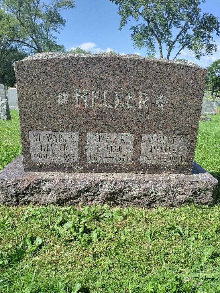 Lizzie K. Heller's grave. Photo 3