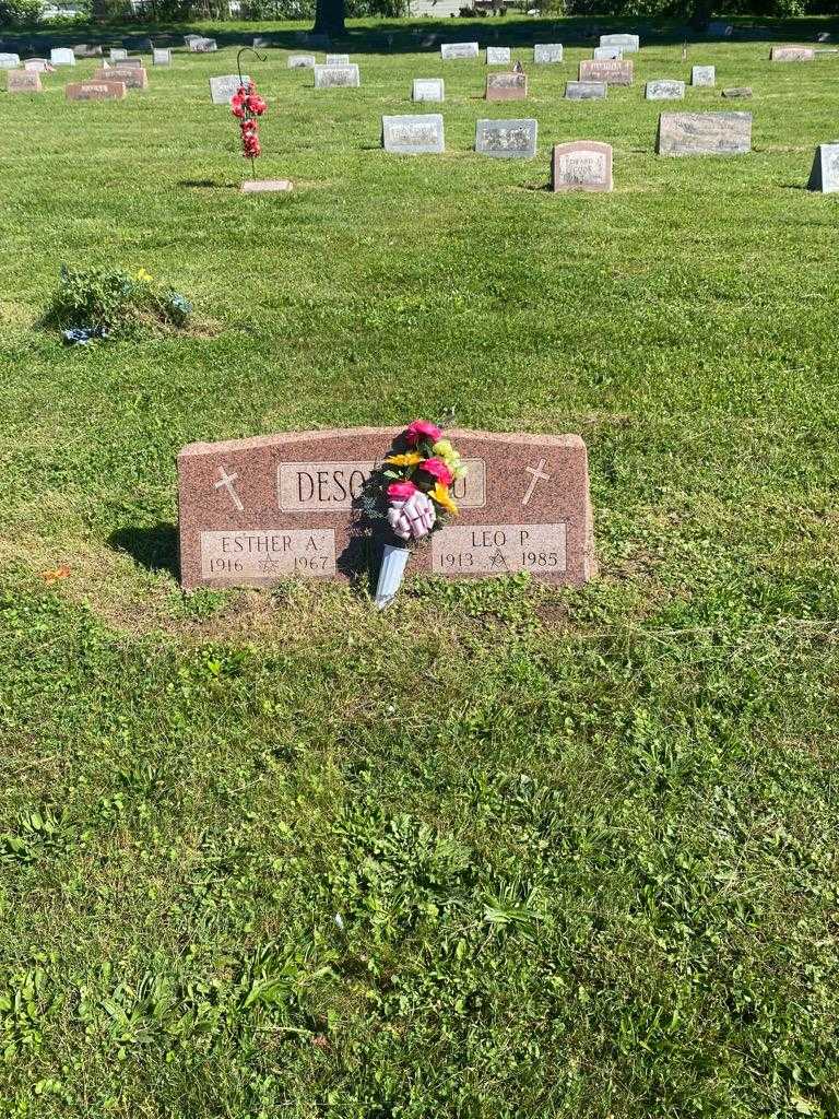 Esther A. Desormeau's grave. Photo 2