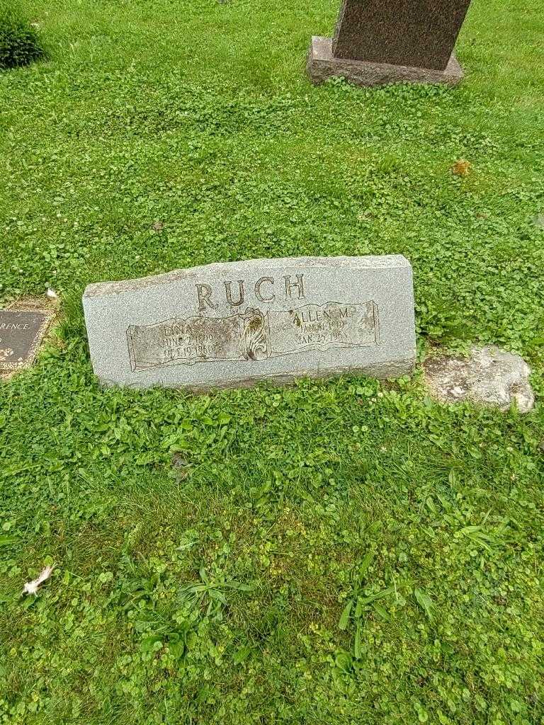 Allen M. Ruch's grave. Photo 1