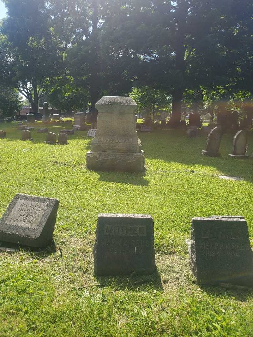 Mary A. Rees's grave. Photo 1