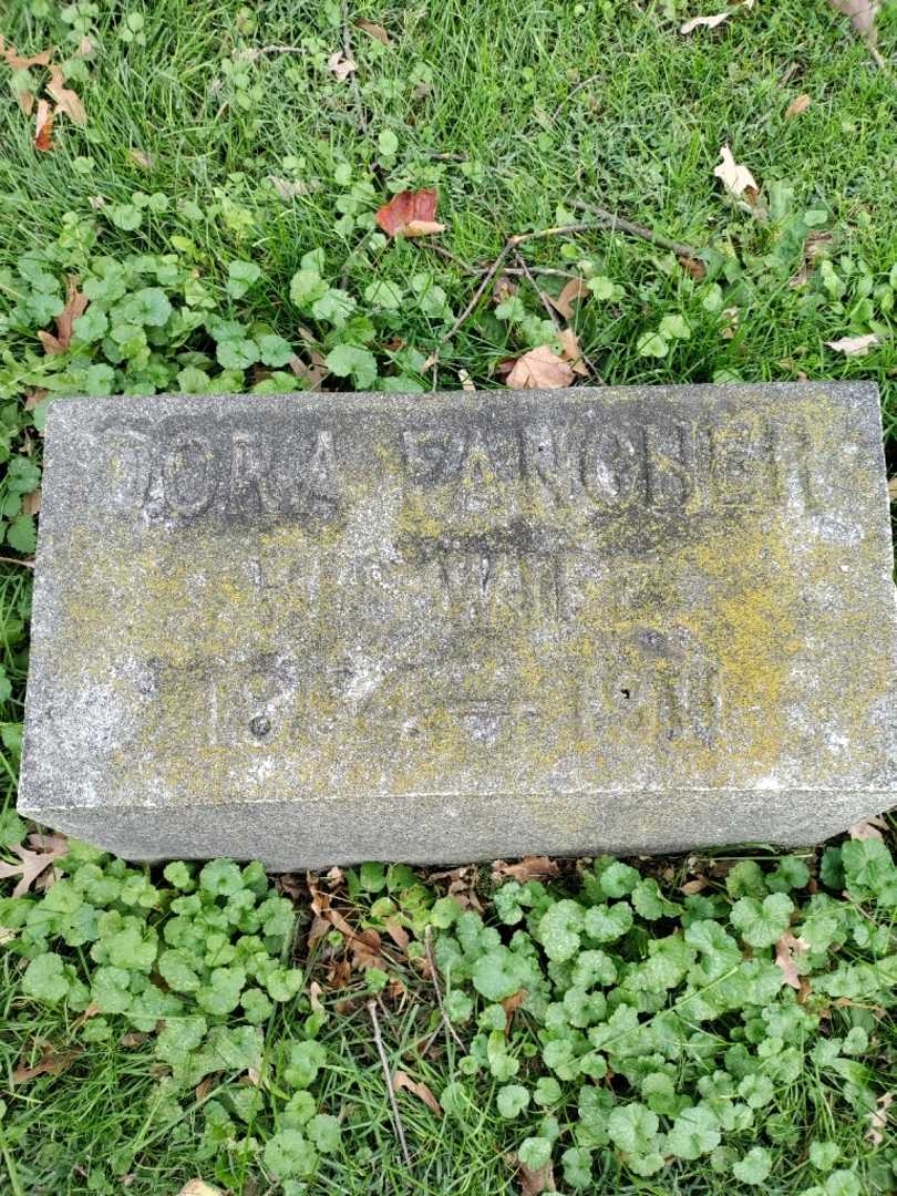 Dora Fancher Miller's grave. Photo 3