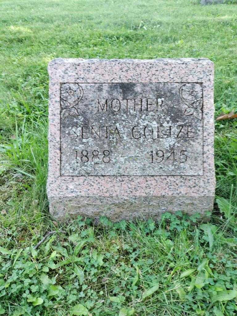 Senta A. Goetze's grave. Photo 2