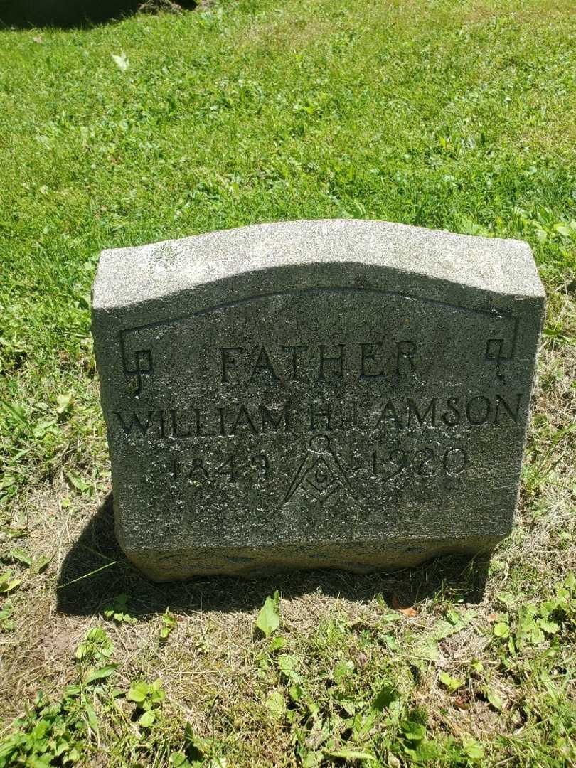 William H. Lamson's grave. Photo 3