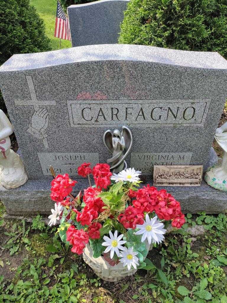 Joseph Carfagno's grave. Photo 2