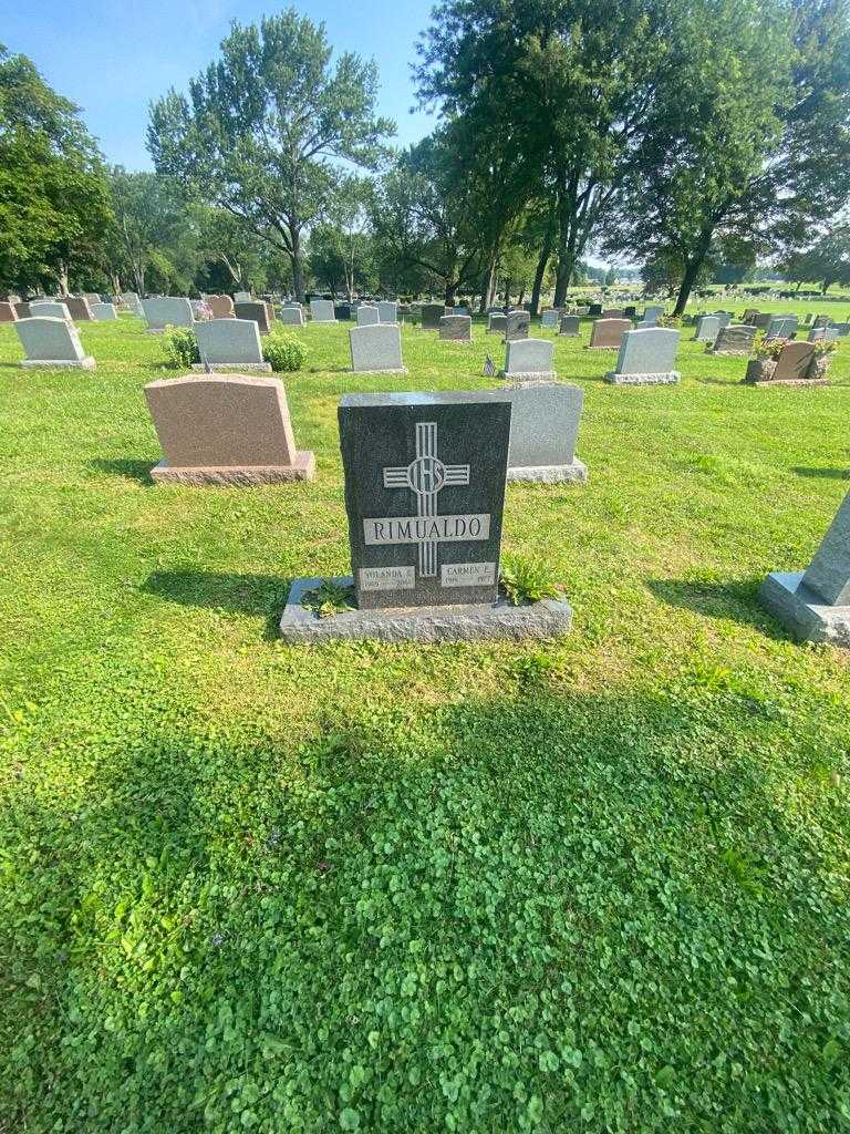 Carmen E. Rimualdo's grave. Photo 1
