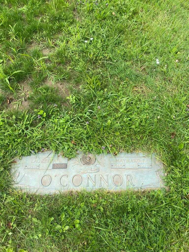 Lauretta E. O'Connor's grave. Photo 2