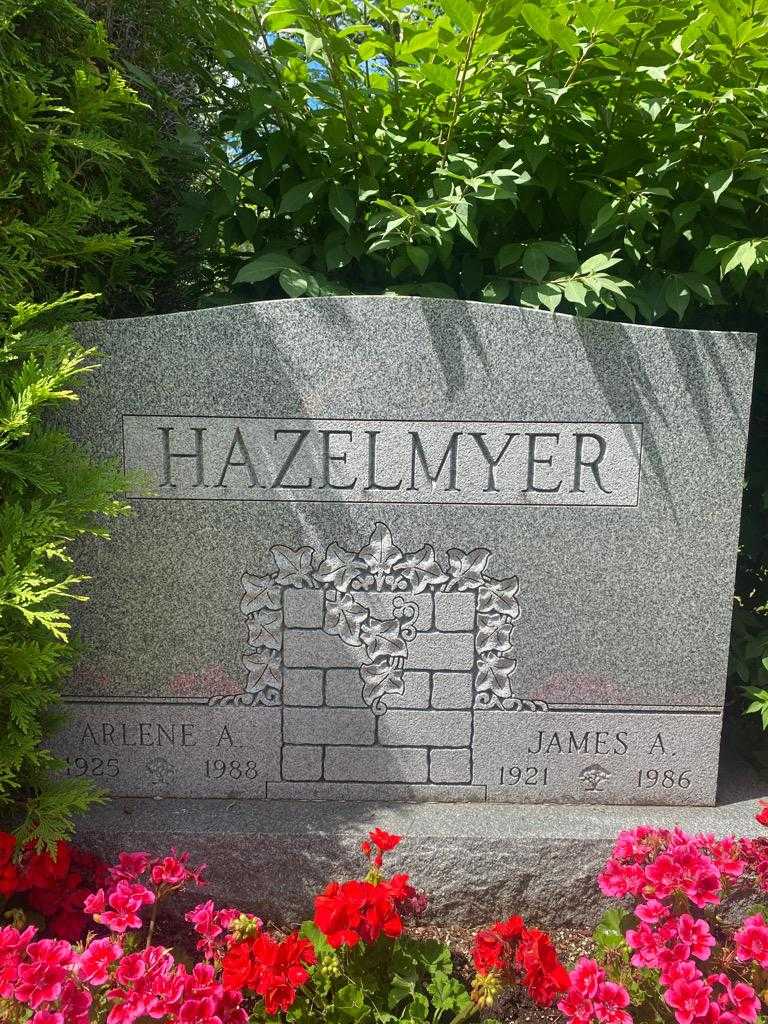 Arlene A. Hazelmyer's grave. Photo 1