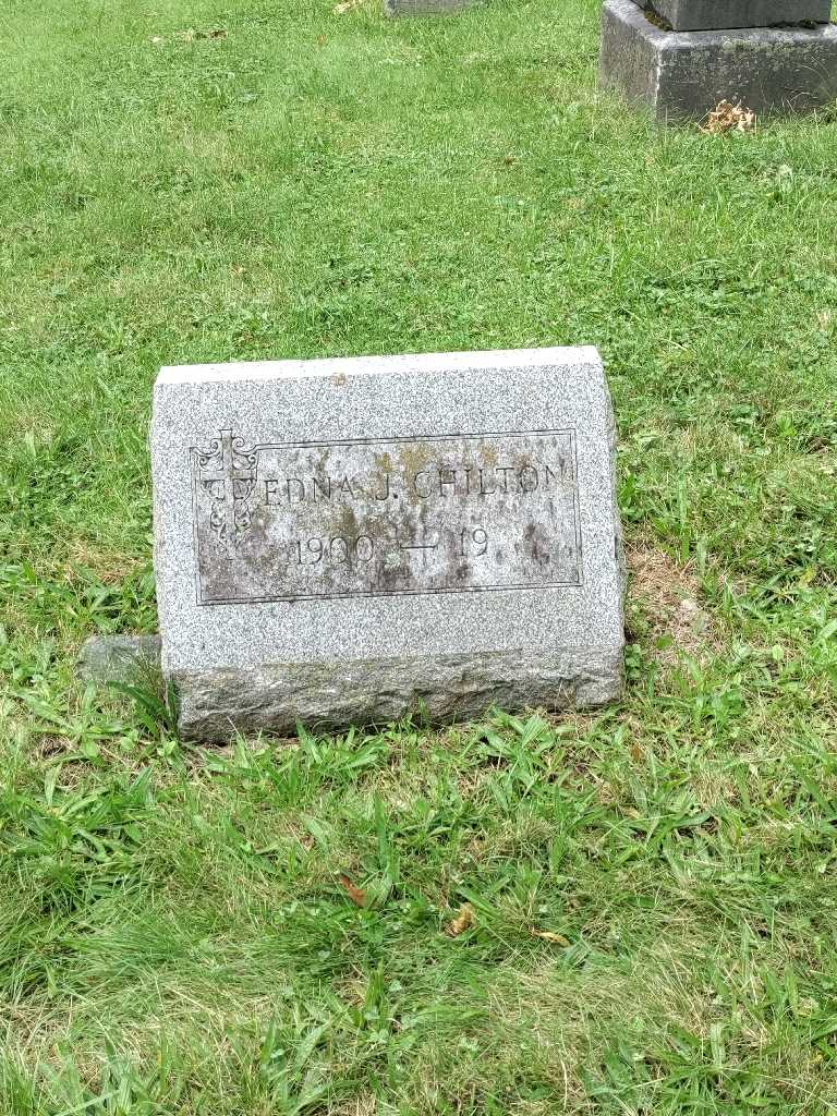 Edna J. Chilton's grave. Photo 2