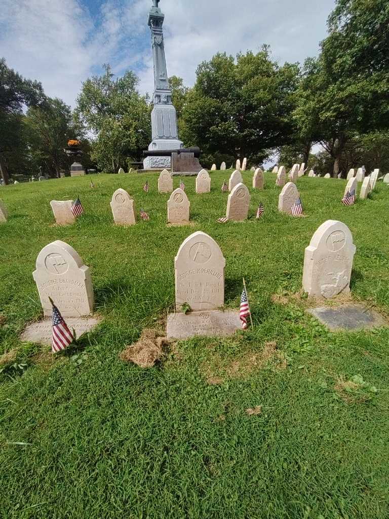 George Koehnline's grave. Photo 1