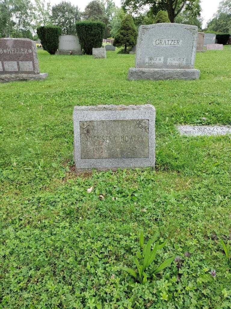 Augusta C. Howley's grave. Photo 1