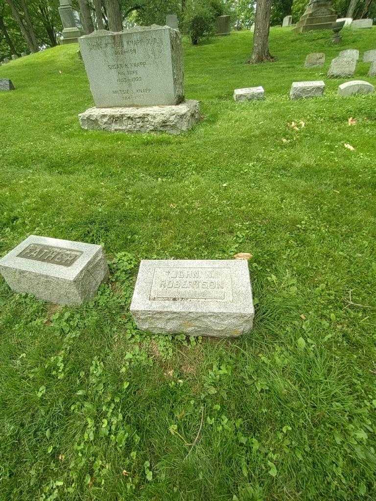John N. Robertson's grave. Photo 1