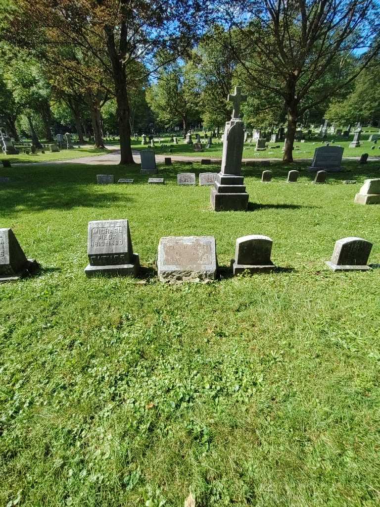 Helen M. Zeller's grave. Photo 1