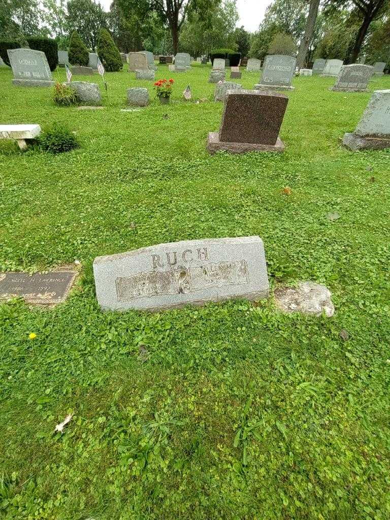 Allen M. Ruch's grave. Photo 2