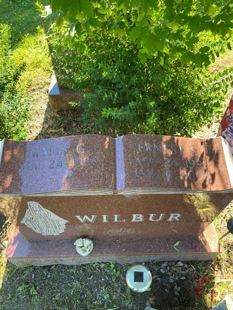 Ernest S. Wilbur's grave. Photo 1