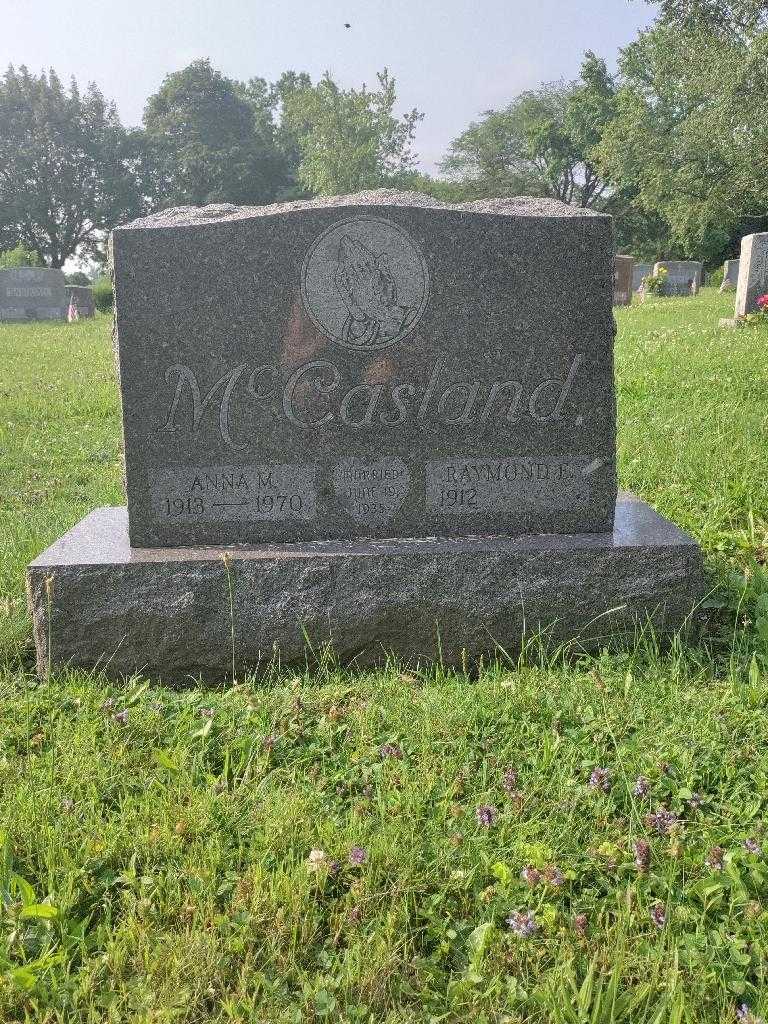 Raymond E. McCasland's grave. Photo 2