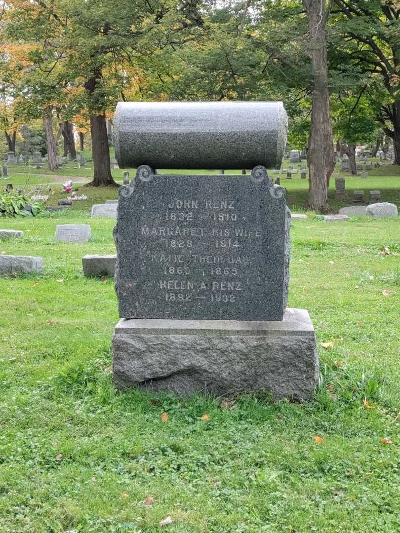 Helen A. Renz's grave. Photo 2